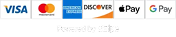 Visa · MasterCard · American Express · PayPal